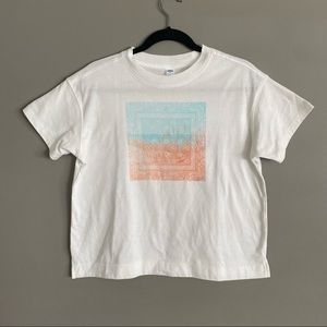 Old Navy Beach Boxy Fit Cotton Crop Top Womens XS